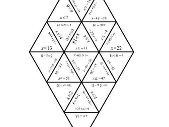 One-step inequalities-puzzle