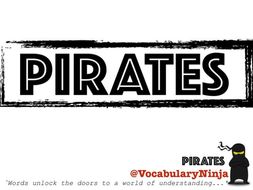 Pirates Topic Vocabulary Pack