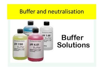 OCR A-level Chemistry - Buffers and neutralisation