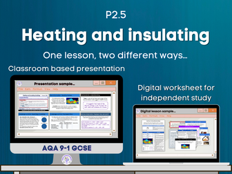 Heating and insulating buildings Lesson bundle