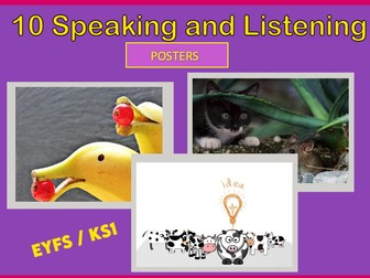10 Speaking and Listening Posters