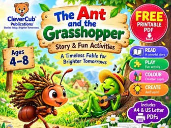 The Ant and the Grasshopper Activities