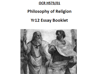 A level OCR Religious Studies Philosophy of Religion Essay Booklet