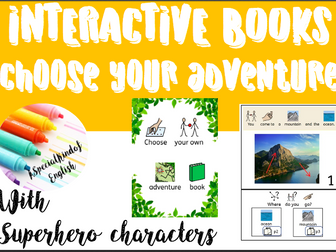 Choose your own adventure (SEN interactive book)