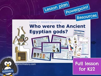 Ancient Egyptian gods & goddesses Lesson