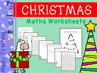 Christmas Maths Worksheets - KS1