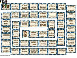 Past Perfect Tense Questions Animated Board Game