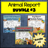 Animal Research Bundle #3: Bugs, Asian and Ocean Animals