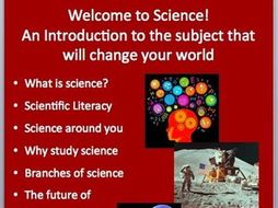 Welcome to Science - A subject introduction and overview