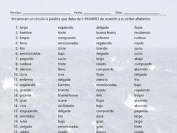 Antonyms and Opposite Actions Alphabetical Order II ...