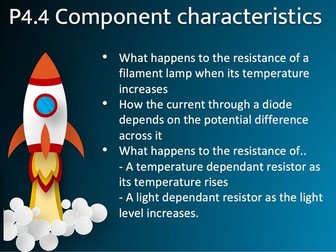 P4.4 Component characteristics