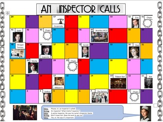 An Inspector Calls revision board game