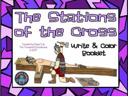 Stations of the Cross Write & Color Booklets