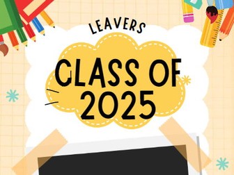 Leavers' book for Year 6