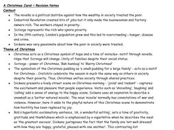 A Christmas Carol - Revision (Higher Ability)