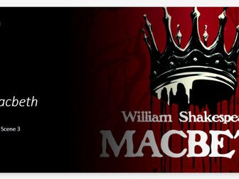 A Lesson on Macbeth Act 3 Scene 3