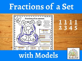 Fractions of a Set mazes with models 1