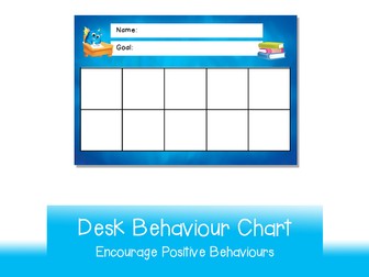 Printable Desk Positive Behaviour Chart