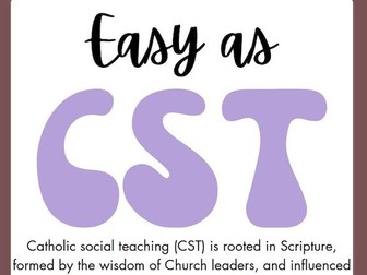 Catholic Social Teaching Display