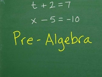 Pre-Algebra