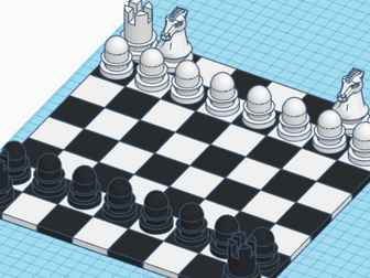 KS2 KS3 Computer Aided Design task - Chess Pieces