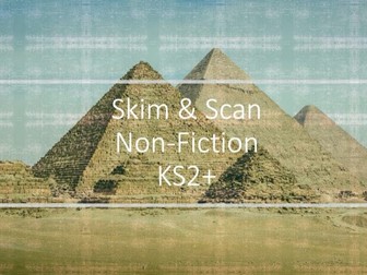 Non Fiction Skim & Scan