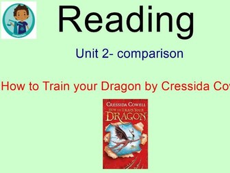 Year 5 Complete Comprehension How to Train your Dragon Reading Unit Focus on Comparison