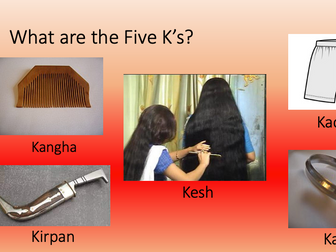 RE Sikhism KS2 The 5k's Fact files