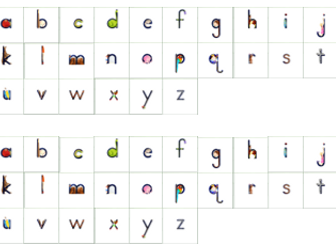 SFA Alphabet strip