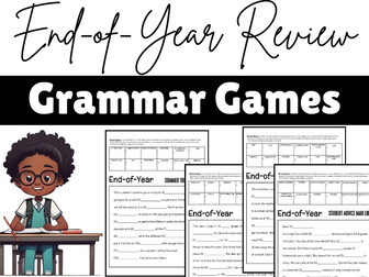 KS2 End of Year Mad Libs | Funny Grammar & Vocabulary Worksheets