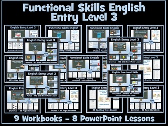 English Functional Skills Entry Level 3 Bundle