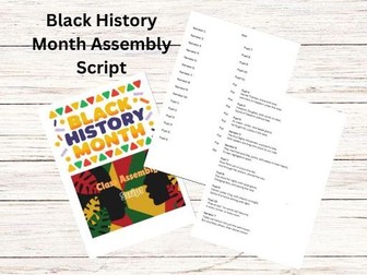 Black History Month Assembly