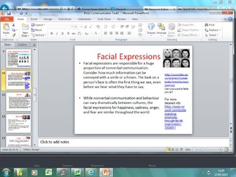 RO22 - Communicating and working with individuals in H&SC and early years settings, task 1