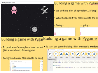 Python Pygame zero - Mu -building a game