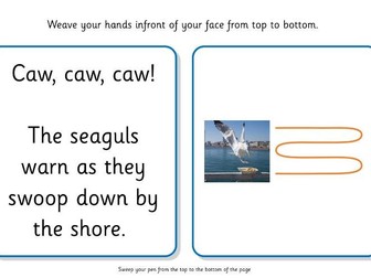 Sky songs - bird themed write dance for national bird watching week
