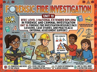 BTEC U10: Forensic Fire Investigation Pack