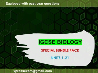 IGCSE Biology Notes Part 1 & 2