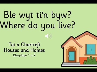 Ble wyt ti'n byw? Where do you live? Welsh Sentence Pattern lesson