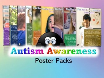 Autism Awareness Poster Packs