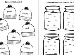 Kids Phonics and Colouring Activity | Teaching Resources