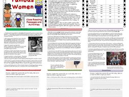 Herstory: Famous Women Non Fiction No Prep Close Reading