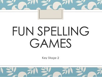 Raising Attainment in Spellings - 7 Fun Game Ideas