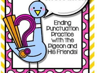 Pigeon Punctuation! End Punctuation Sort
