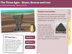 Work and Trade - Interactive Teaching Book - The Stone Age KS2