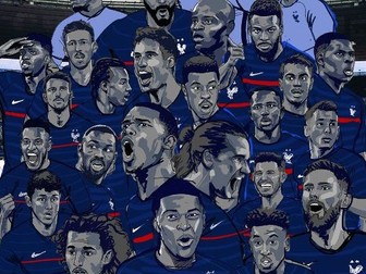 French football squad Euro 2020/21