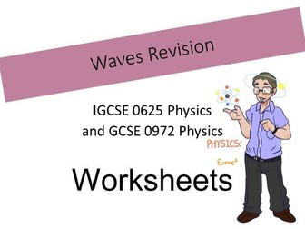 IGCSE and GCSE Physics Revision worksheets - Waves Physics