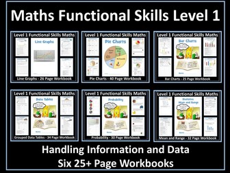 Handling Information and Data Bundle- Level 1 Functional Skills Maths