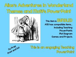 “Alice’s Adventures in Wonderland” Themes and Motifs Guided Instructional PowerPoint