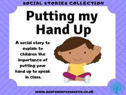 Putting my Hand up to Speak Social Story | Teaching Resources