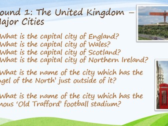 Geography Place Knowledge Quiz - Key Stage 2
